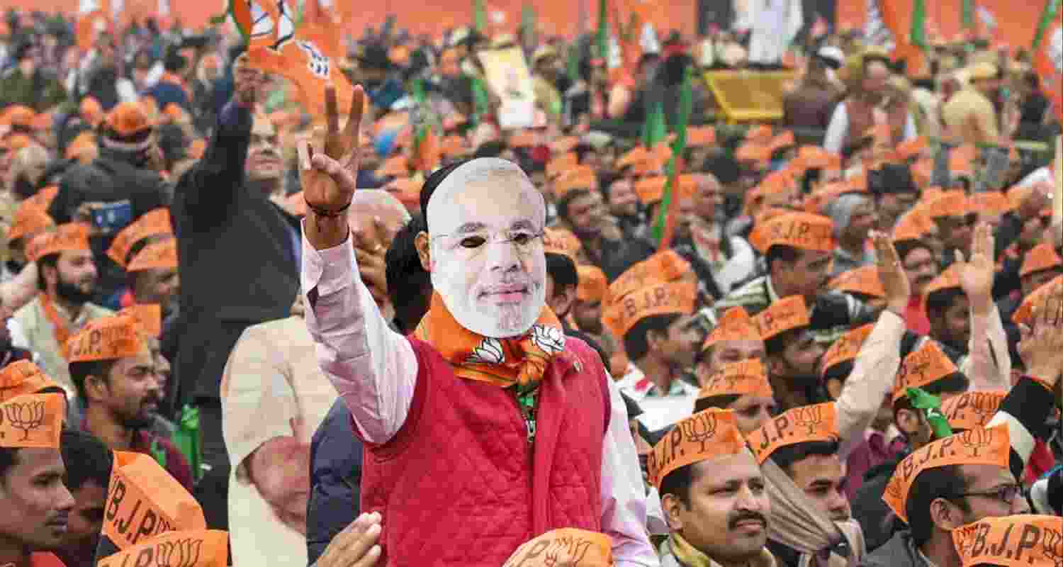 BJP rally image. 