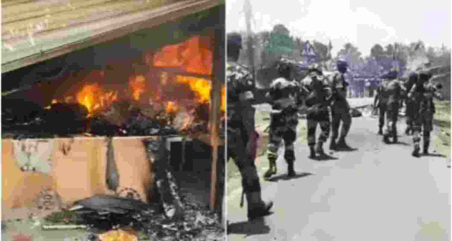 Violence broke out in Nandigram in West Bengal’s Purba Medinipur district on Thursday, days before the sixth phase of Lok Sabha polls. 