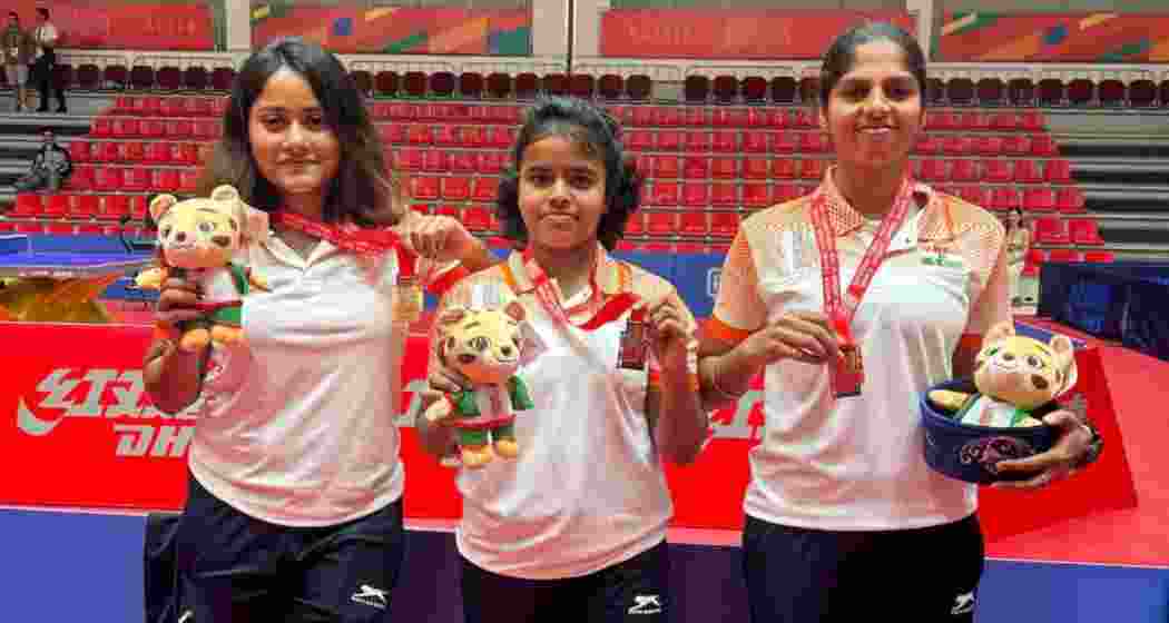 Indian Women's Table Tennis team won the Bronze medal at 2024 BRICS Games.