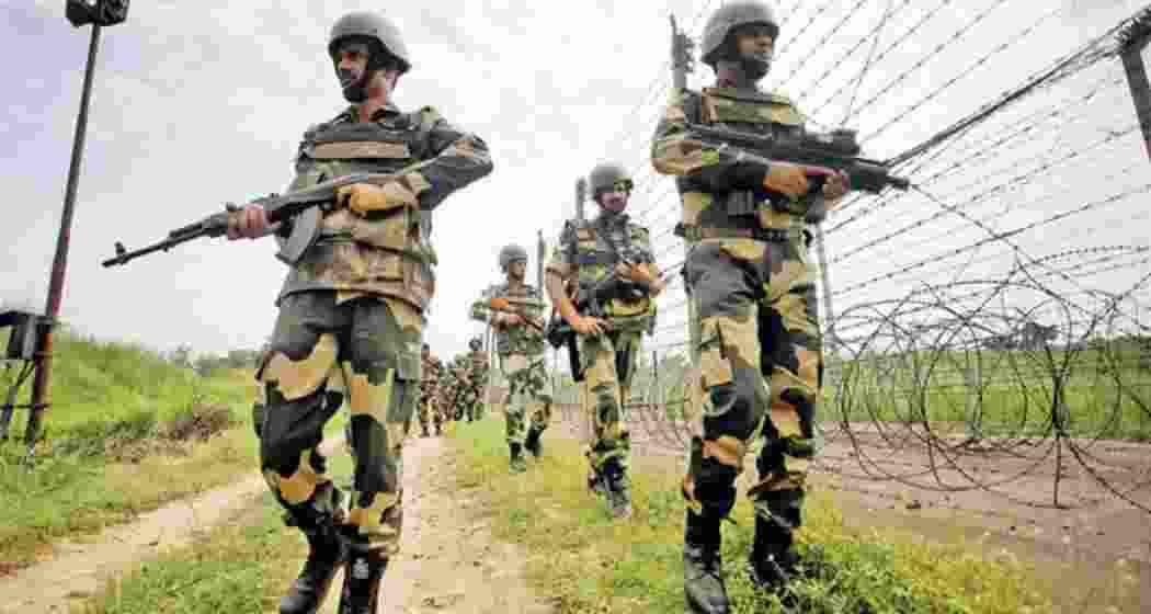 BSF personnel in action.
