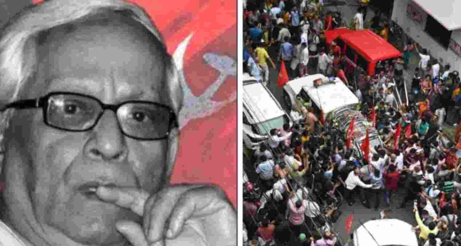 'Red salute comrade' echoes as Bengal bids adieu to Buddhadeb Bhattacharjee 