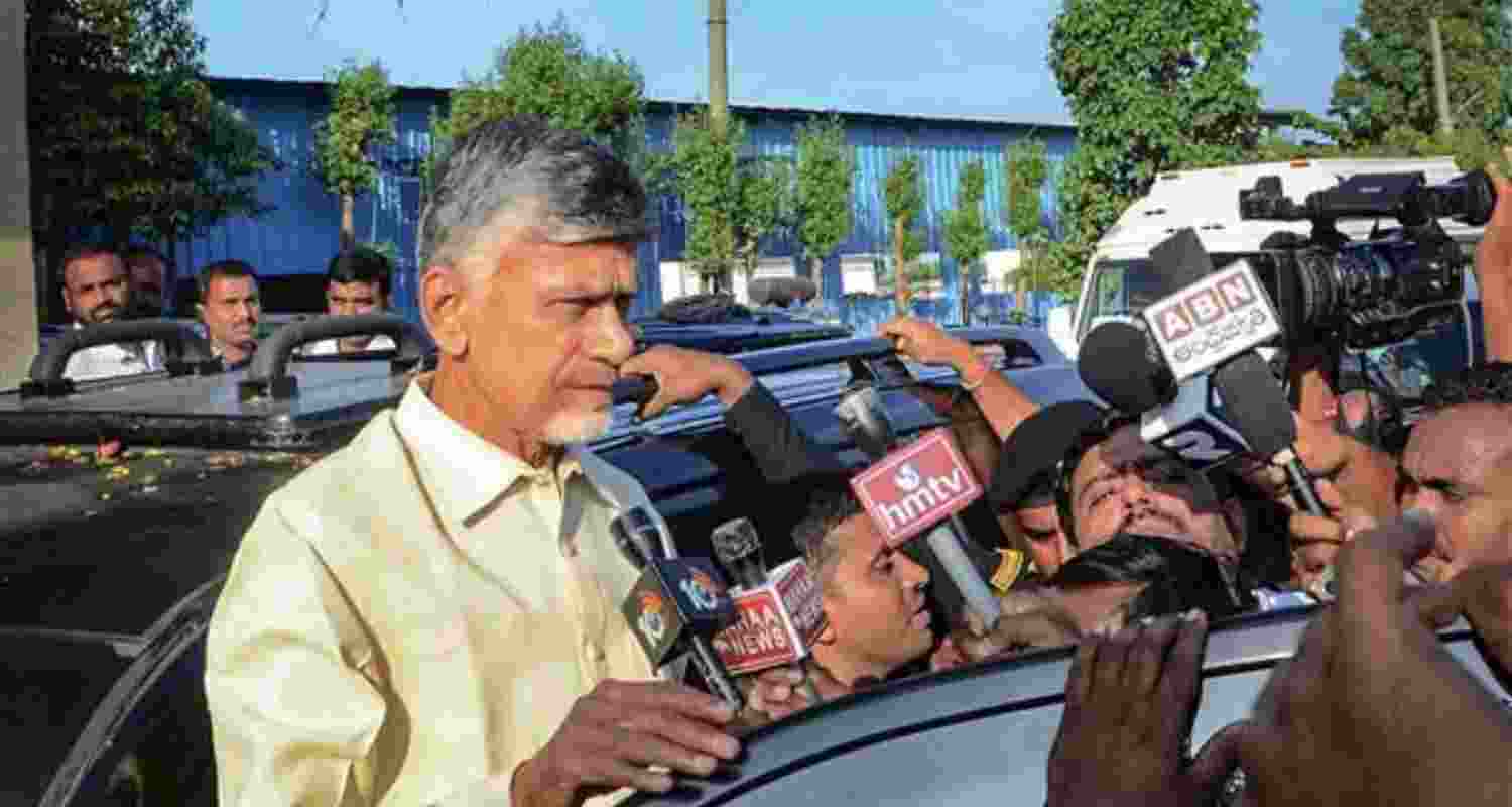 Telugu Desam Party president N Chandrababu Naidu. 