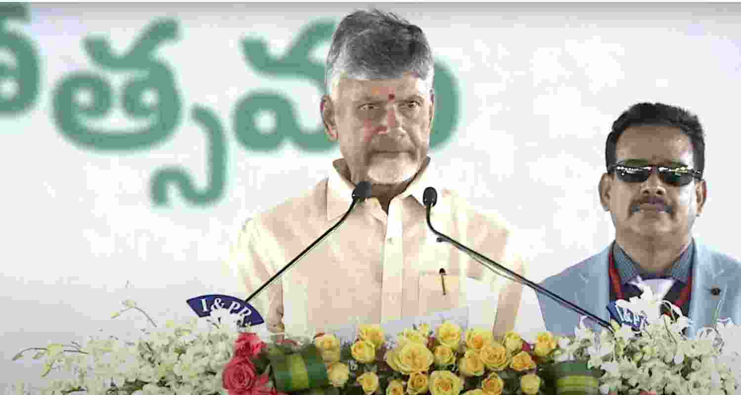 Andhra Pradesh CM N Chandrababu Naidu.