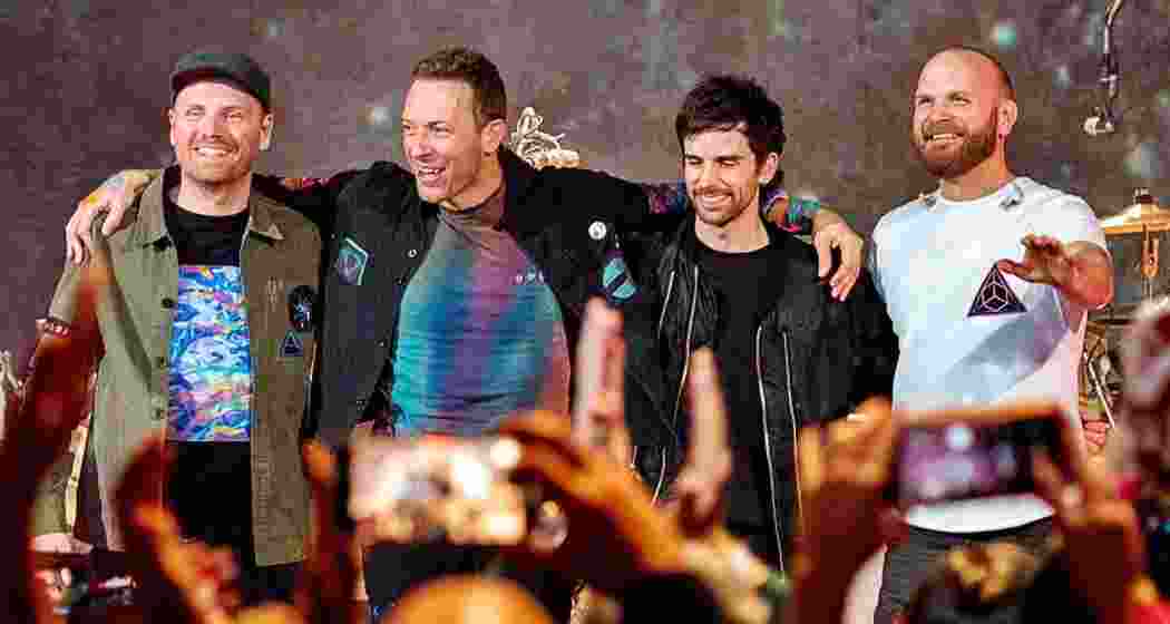 (From left to right) Coldplay band members Jonny Buckland, Chris Martin, Guy Berryman and Will Champion.