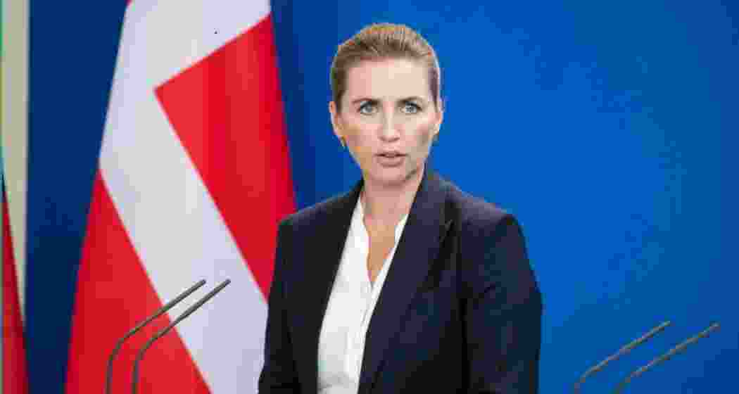 Danish Prime Minister Mette Frederiksen was attacked by a man in Copenhagen on Friday evening. File photo.