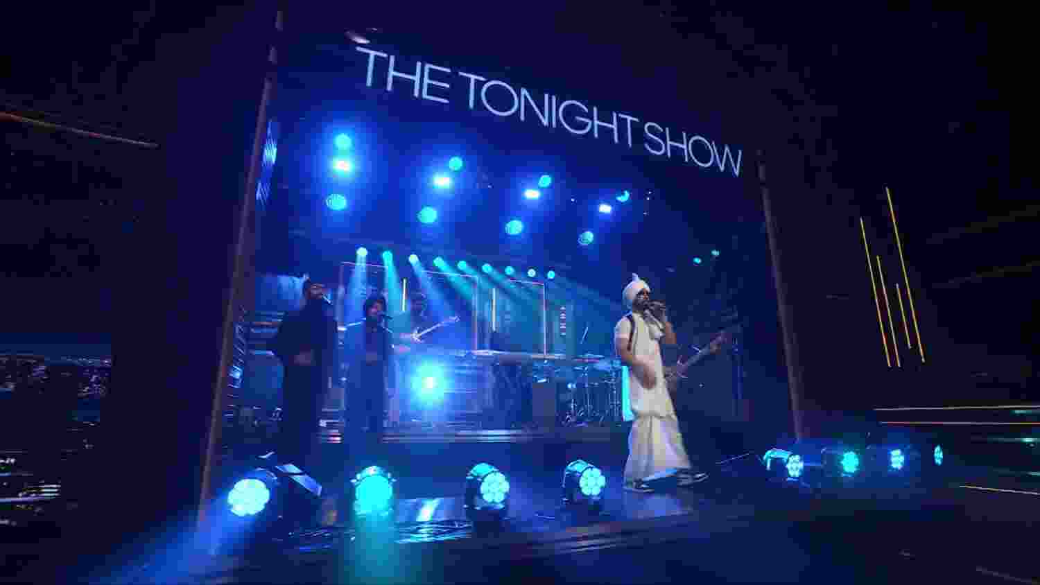 Diljit performs 'G.O.A.T.' on Jimmy Fallon's 'Tonight Show'