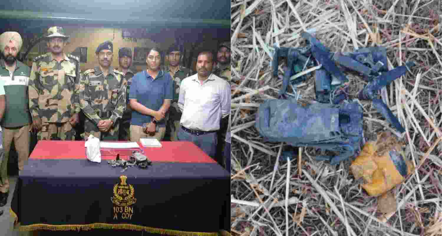 BSF & Punjab Police recover Chinese drones