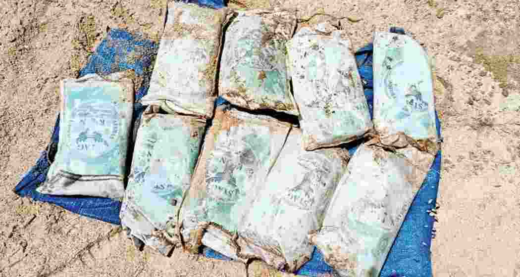 Police recently recovered 29 packets of charas and methamphetamine from the Kutch coast.