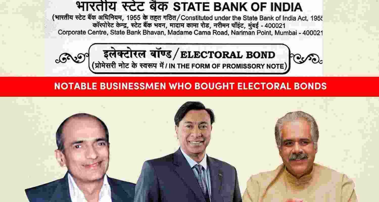 Images of Notable businessmen who bought electoral bonds.
