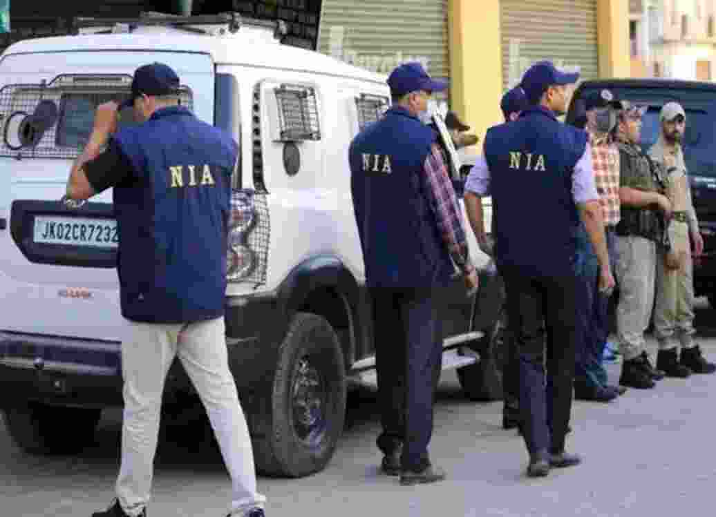 The National Investigation Agency or the NIA raids are underway in central Kashmir’s Srinagar district on Monday, said sources.