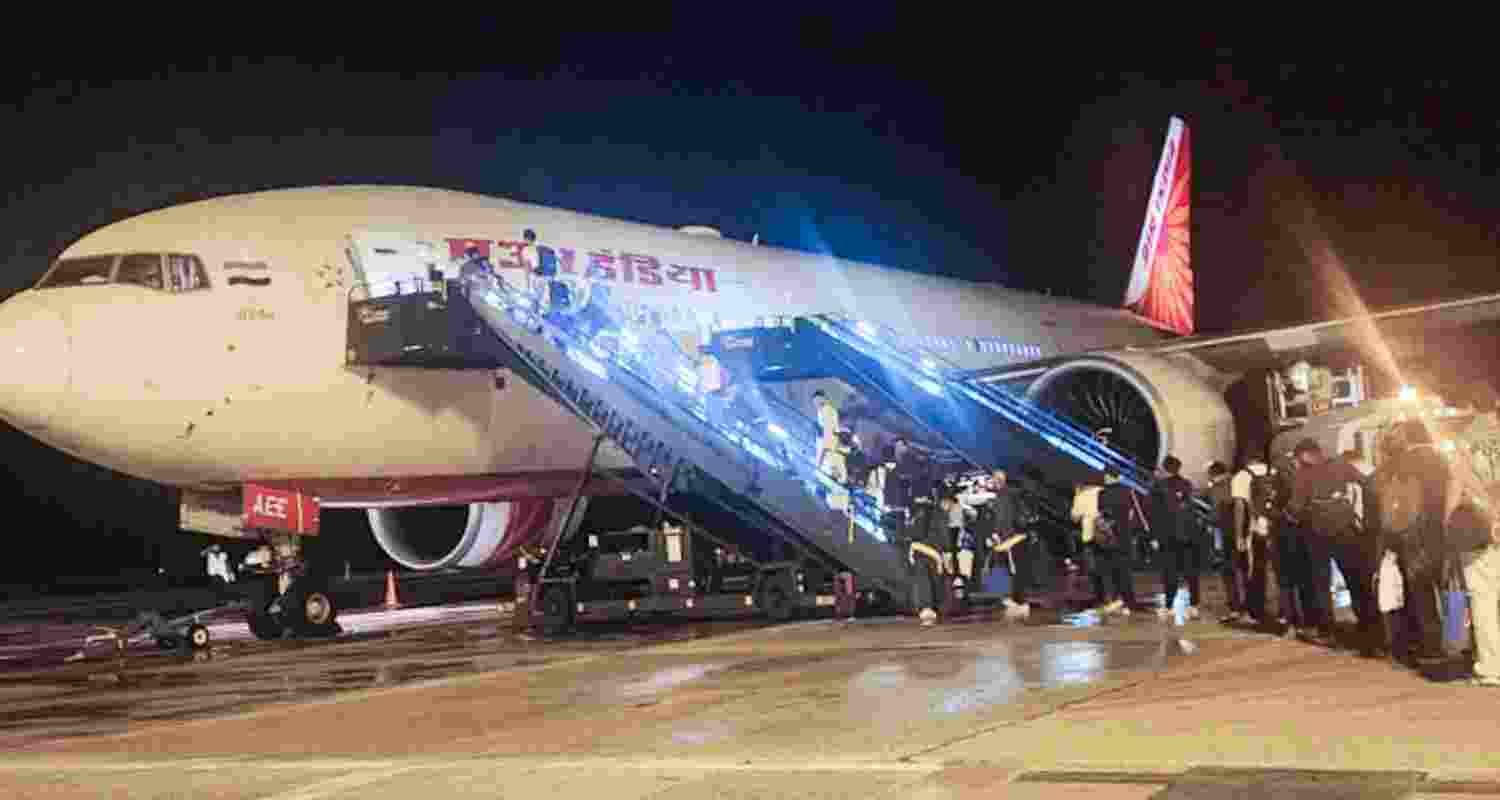 The T20 World Cup-winning Indian cricket team finally departed for Delhi aboard a charter flight from the Grantley Adams International airport here on Wednesday after being stranded here for three days due to a category 4 hurricane.