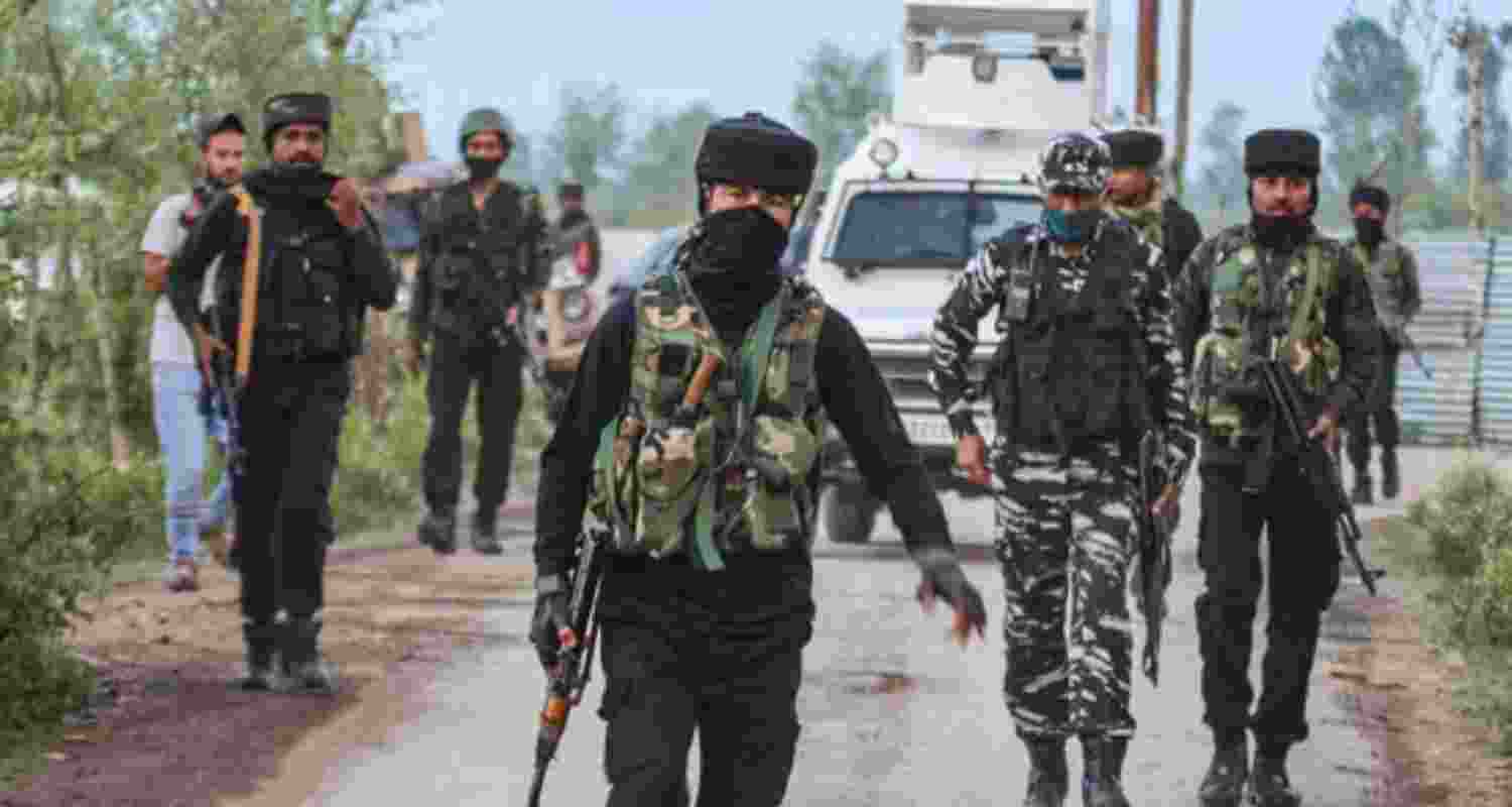 Security forces in J&K. File Photo.