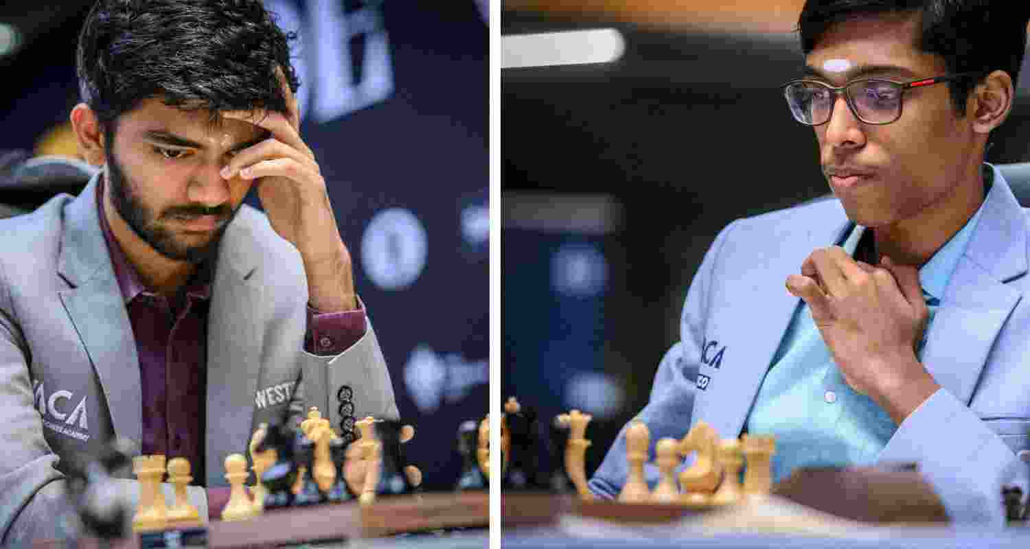  Indian Grandmaster D Gukesh produced another fantastic performance to crash through the defences of Azerbaijan's Nijat Abasov and regain a share of the lead but R Praggnanandhaa and Vidit Gujrathi bowed out of contention after the 12th round of the Candidates chess tournament.