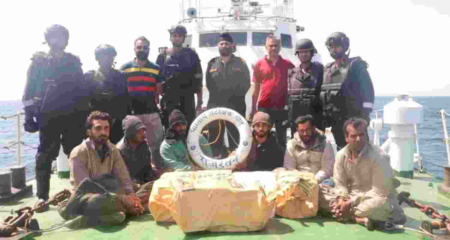 Approximately 80 kg of narcotics worth around Rs 480 crore.