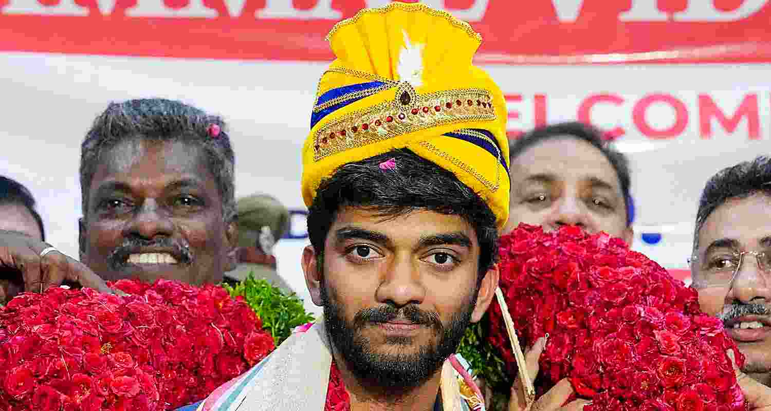 History-making teen Indian Grandmaster D Gukesh was swamped by fans as he returned to an enthusiastic reception here on Thursday after becoming the youngest challenger to the world title following his triumph at the prestigious Candidates Chess Tournament in Toronto.