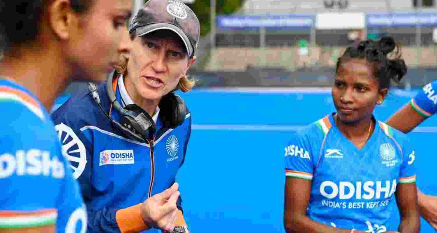 Indian women hockey team chief coach Janneke Schopman. 