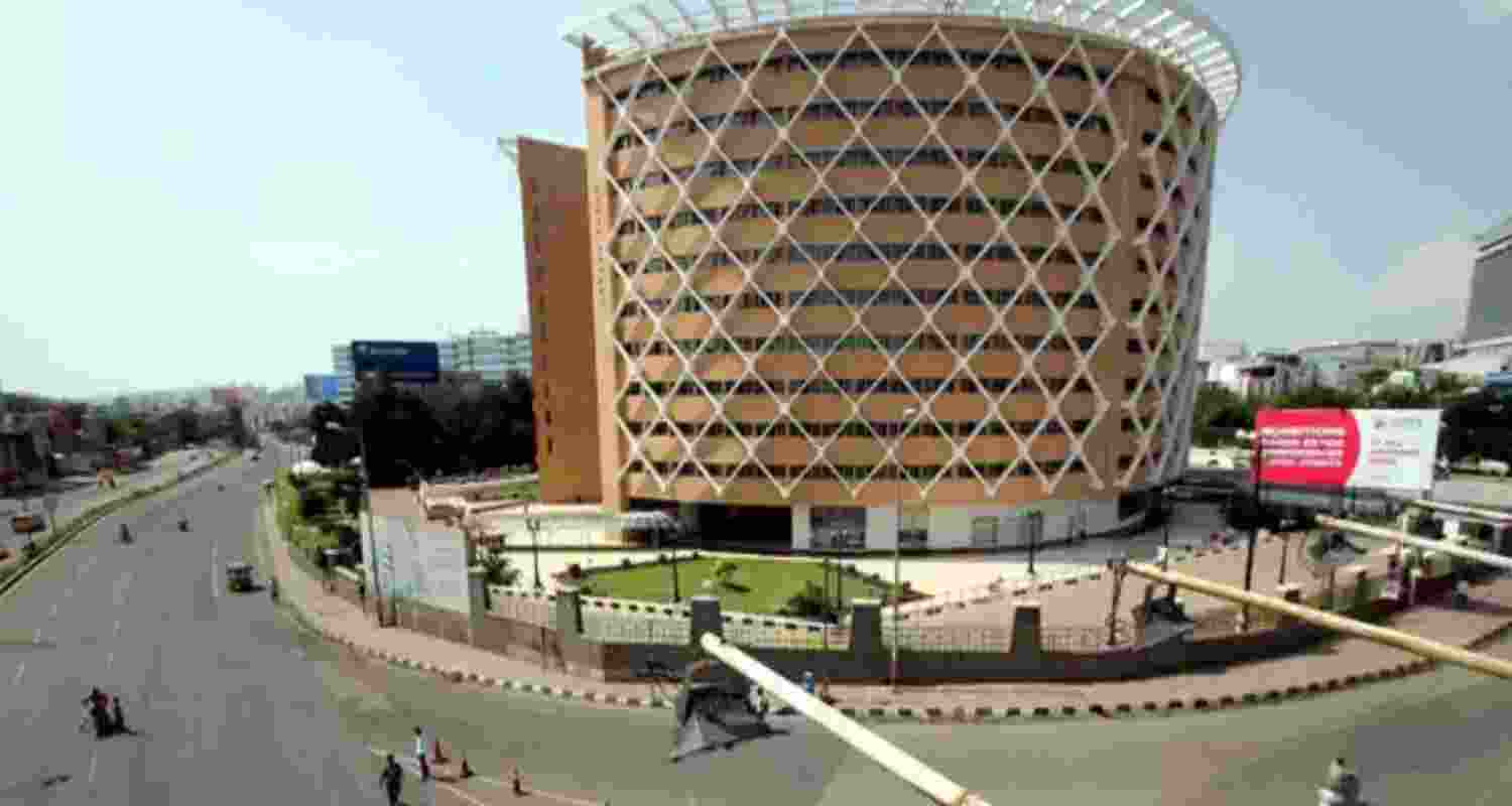 The Hitec building in Hyderabad Telangana , tech centre