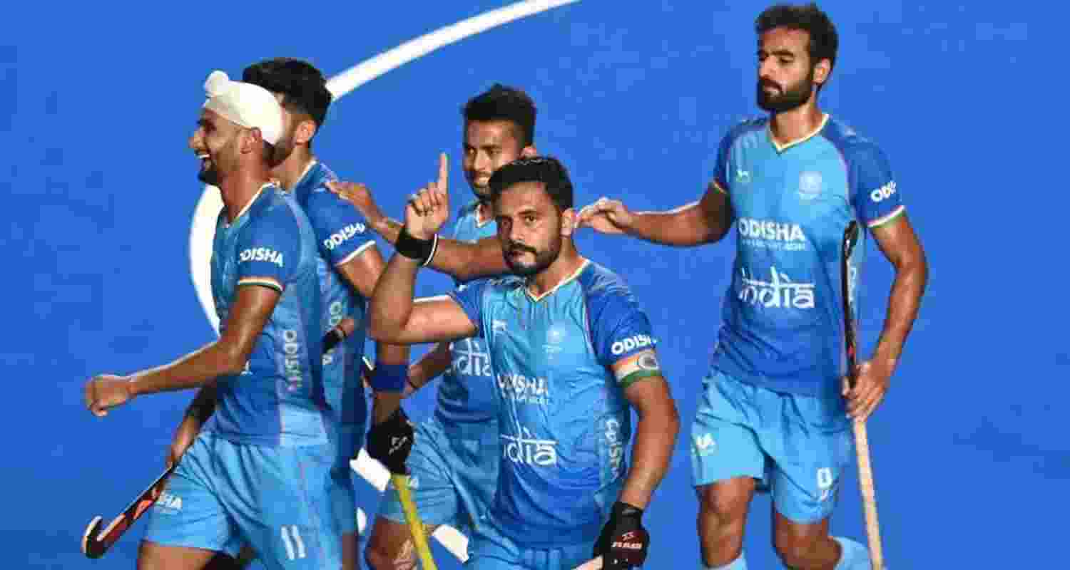 Indian men's hockey team. 