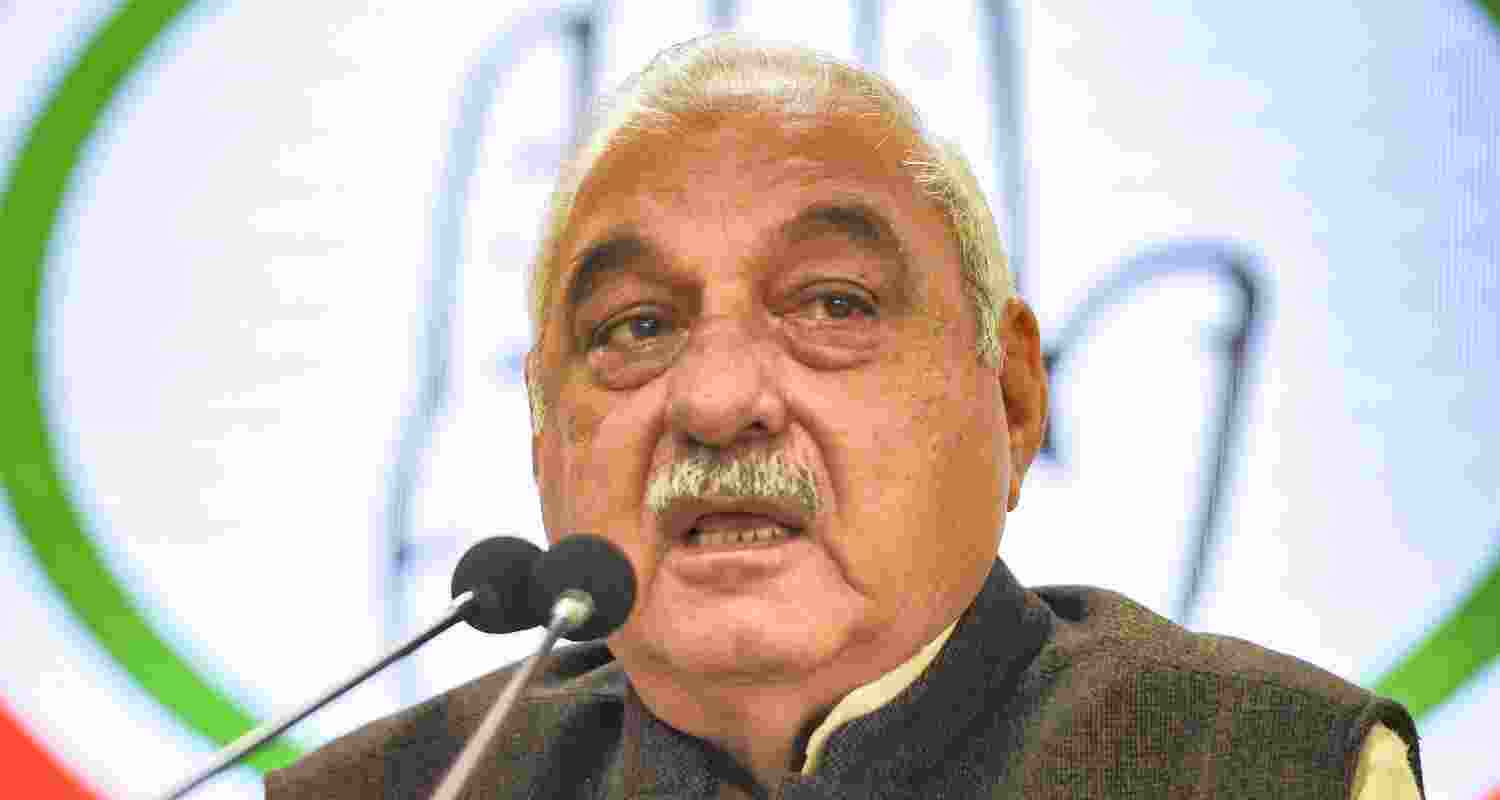 Former Haryana CM Bhupinder Singh Hooda.