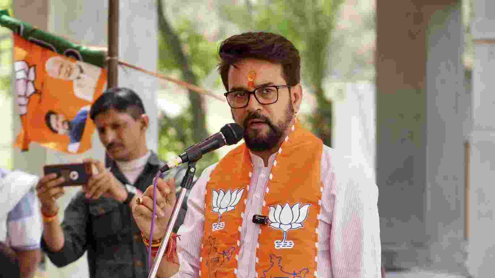 Anurag Thakur: India to become "colony of foreign forces" if INDI bloc comes to power