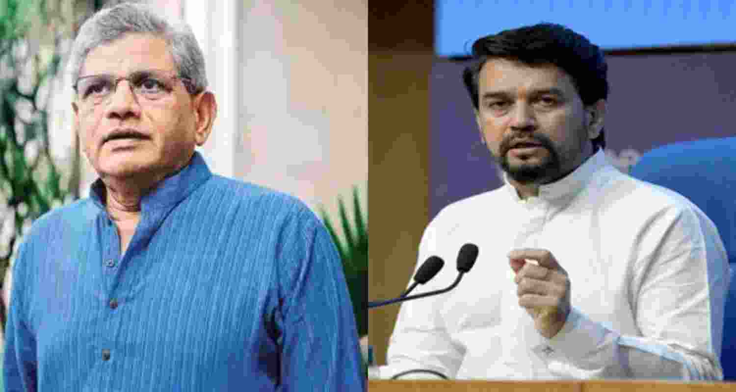Now Yechury Urges ECI to Take Actions Against Union Minister Anurag Thakur.