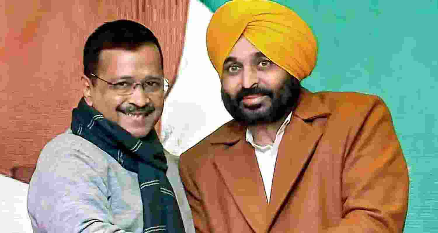 Political Ups and Downs are expected as Bhagwant Mann is to meet Arvind Kejriwal on 30th. Image X.