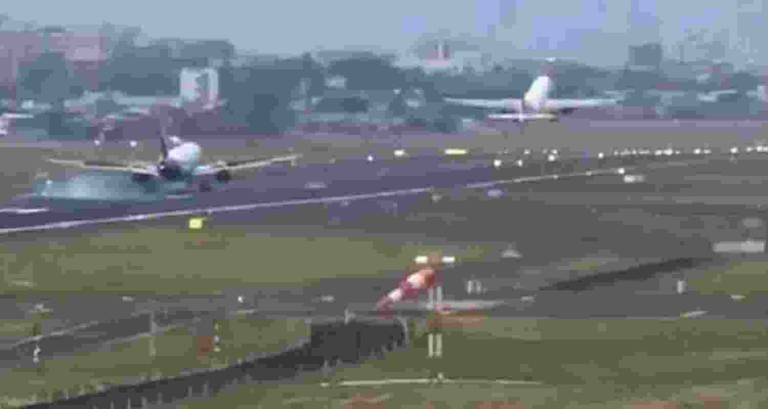 DGCA Probes Mumbai Airport Incident Involving Two Planes On Single Runway. Image X.