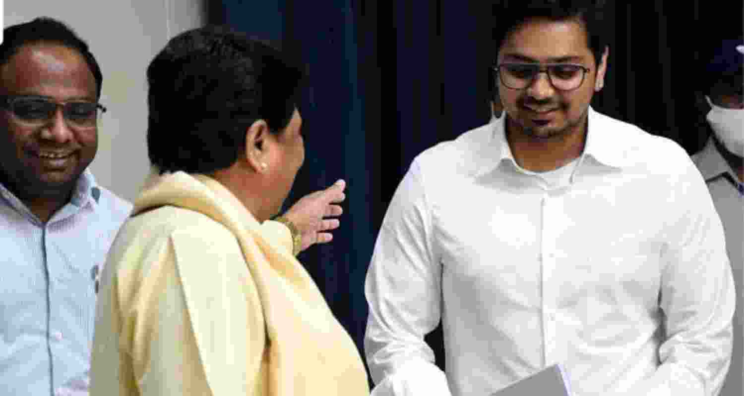 Mayawati Names Nephew Akash Anand as Successor and Chief of BSP.