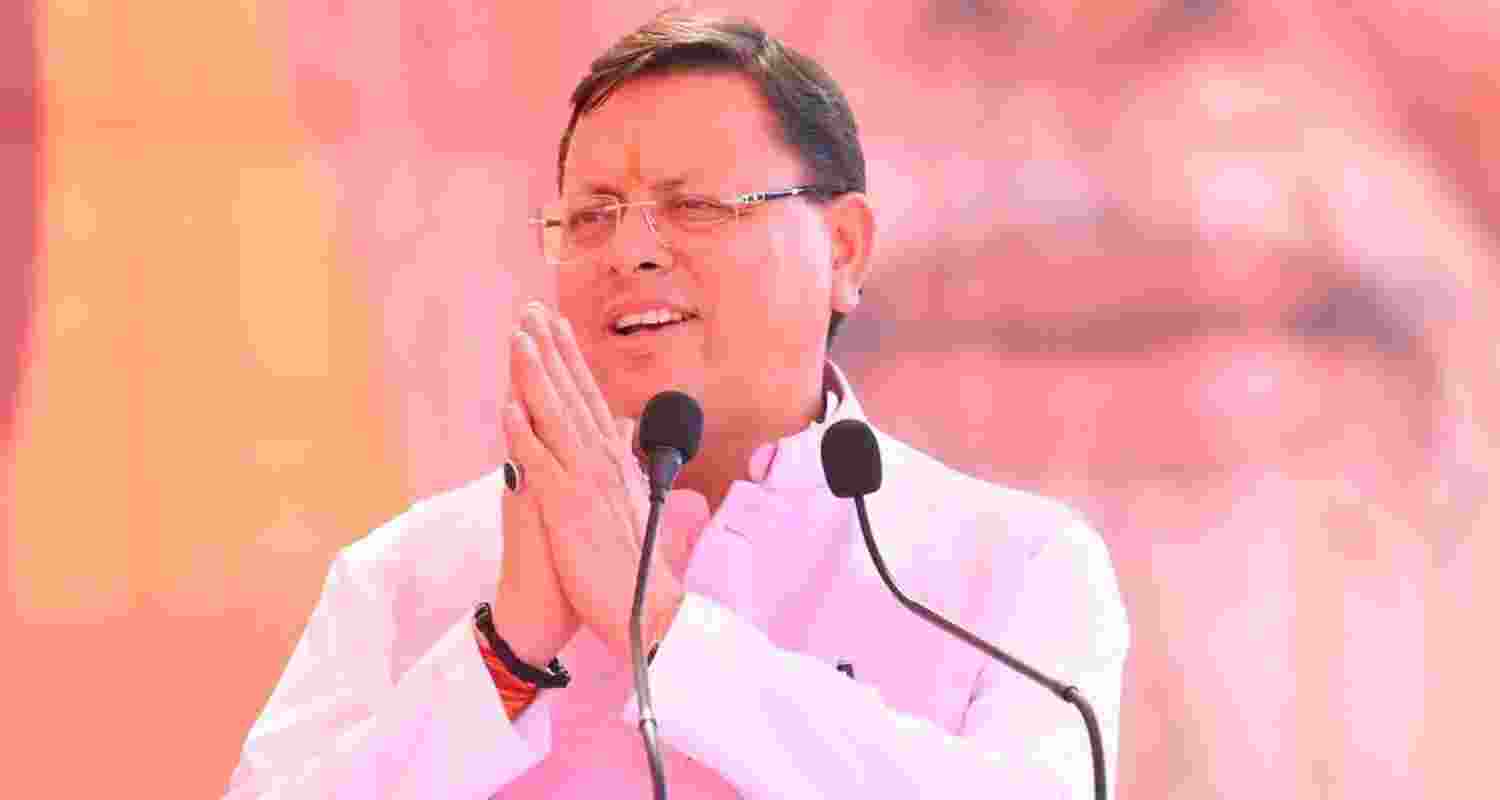 CM Dhami Promises Land Law And Development in Uttarakhand.