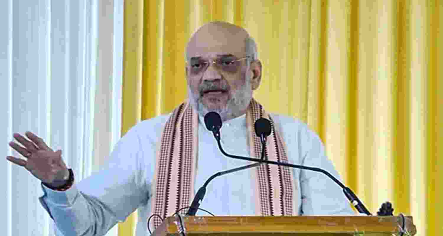 Amit Shah set to unveil BJP manifesto in Jharkhand Nov 3. File Photo.