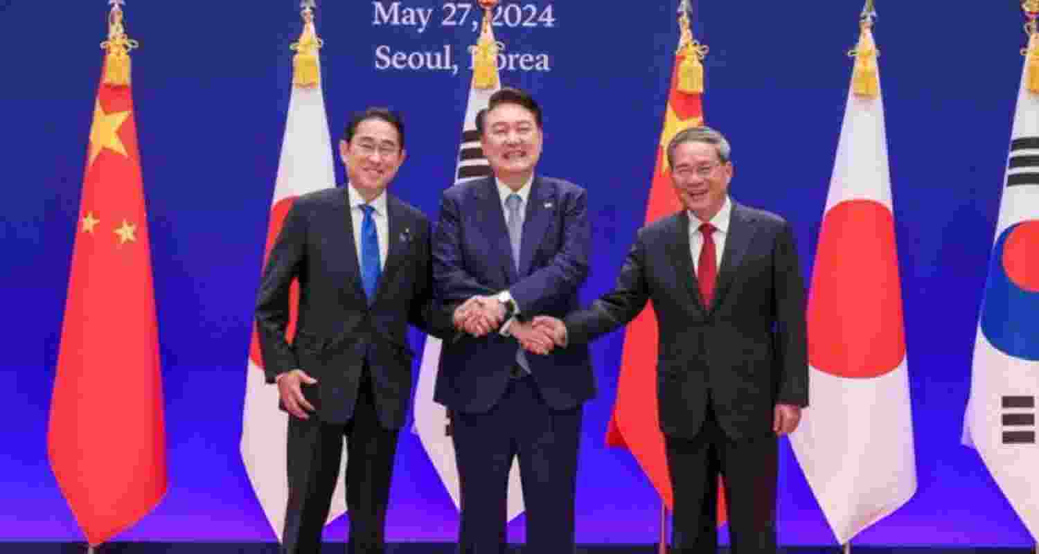 Leaders of South Korea, China, and Japan Discuss Security Issues.