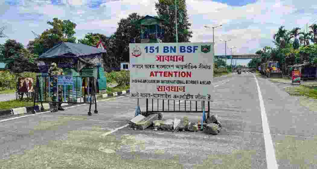 A scene from the Indo-Bangladesh border.