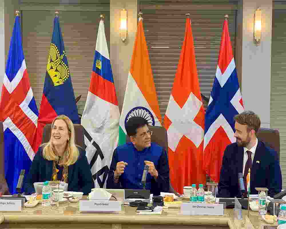 India signs $100-billion free trade pact with 4-nation bloc EFTA