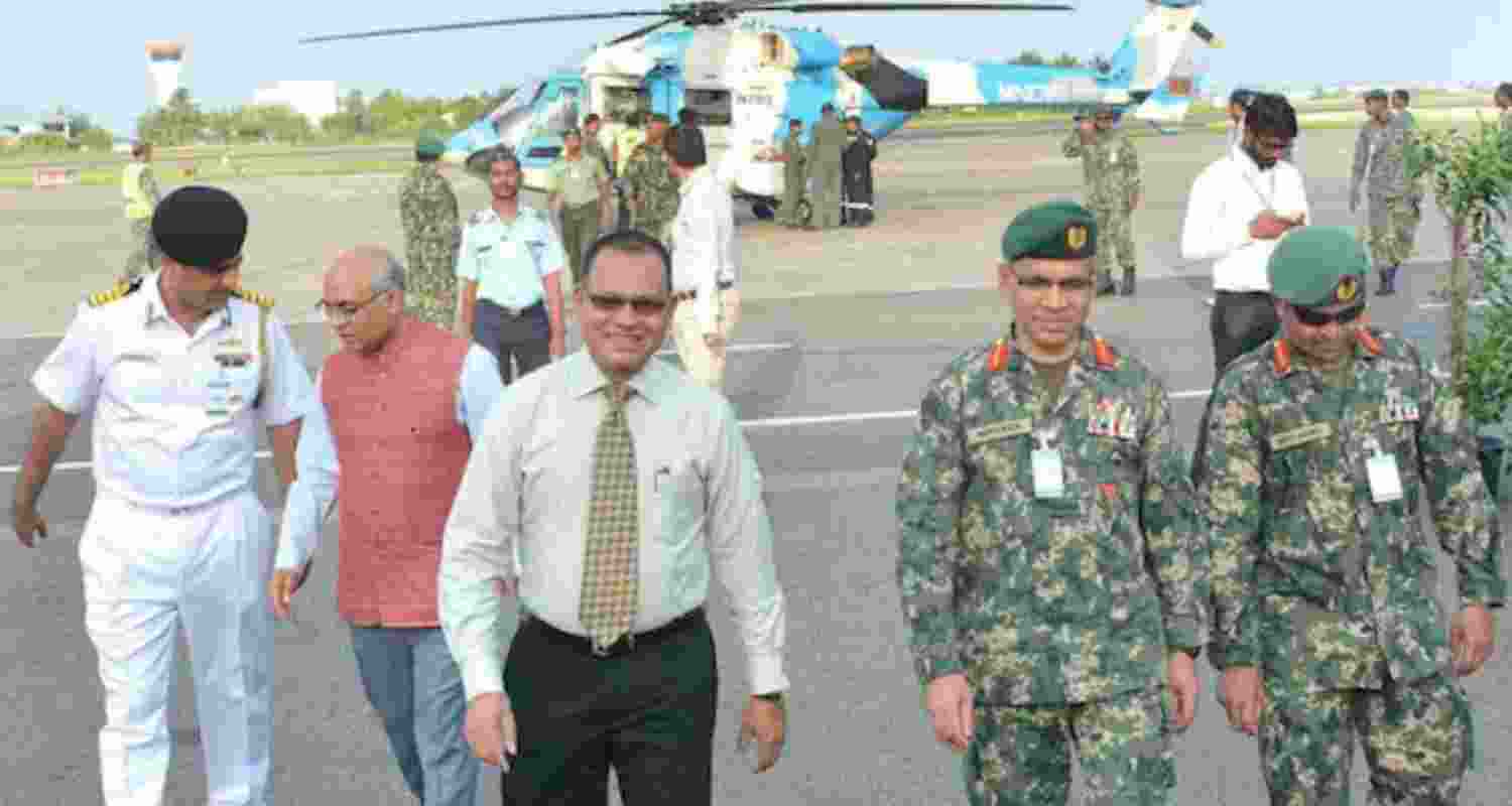 Indian soldiers in the Maldives. File Photo.