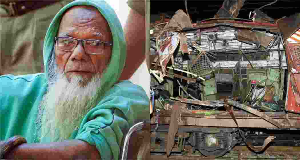 Abdul Karim Tunda (Left). A visual from the 1993 train bombings (Right).