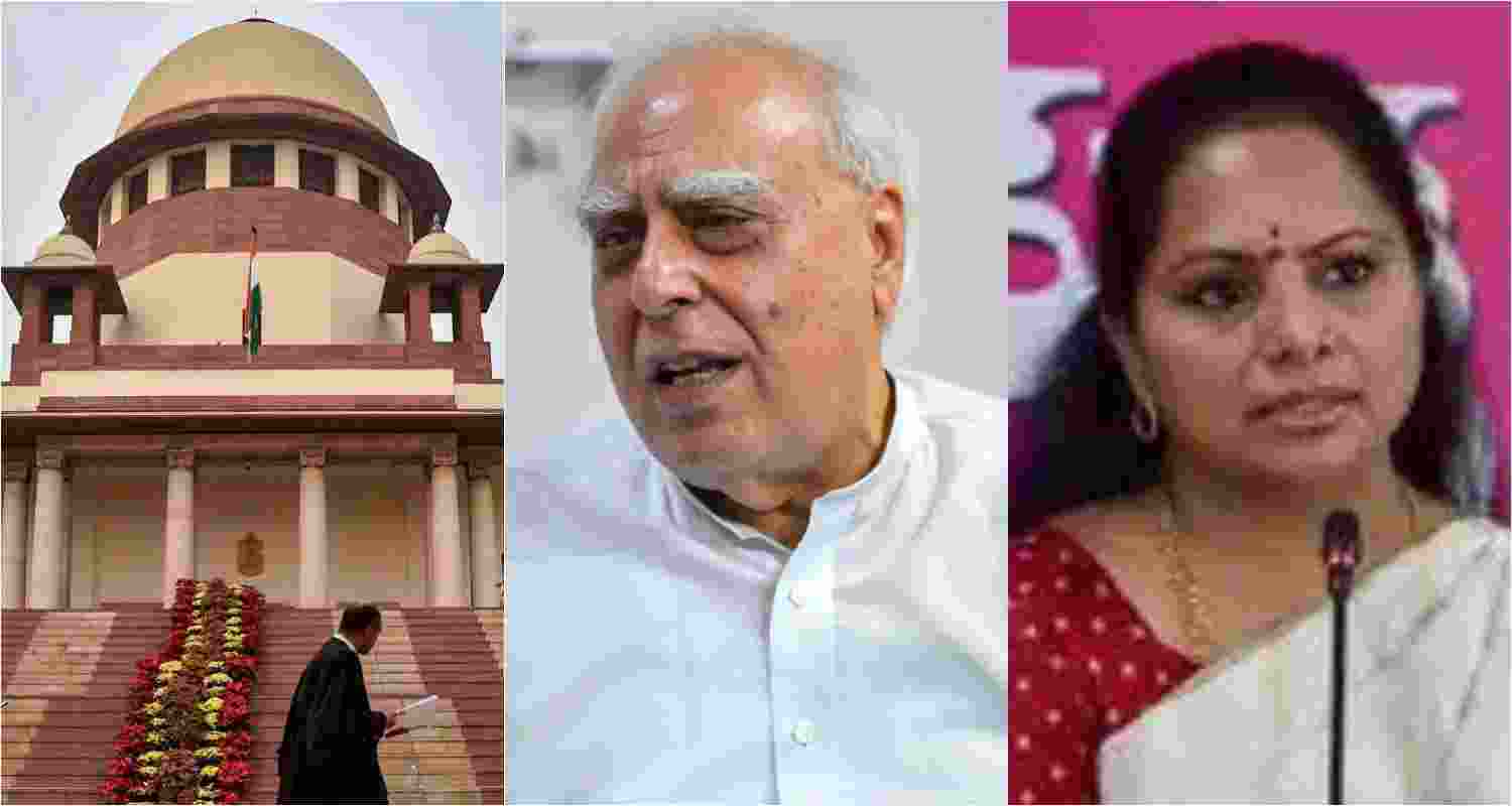 Supreme Court reminds Kapil Sibal that his political status doesn't circumvent legal protocols. also rejecting bail plea for K Kavitha in Delhi liquor scam case.