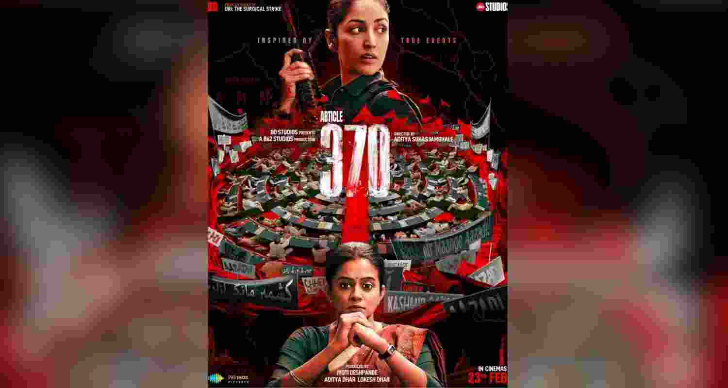 Poster of Yami Gautam's "Article 370" movie. 