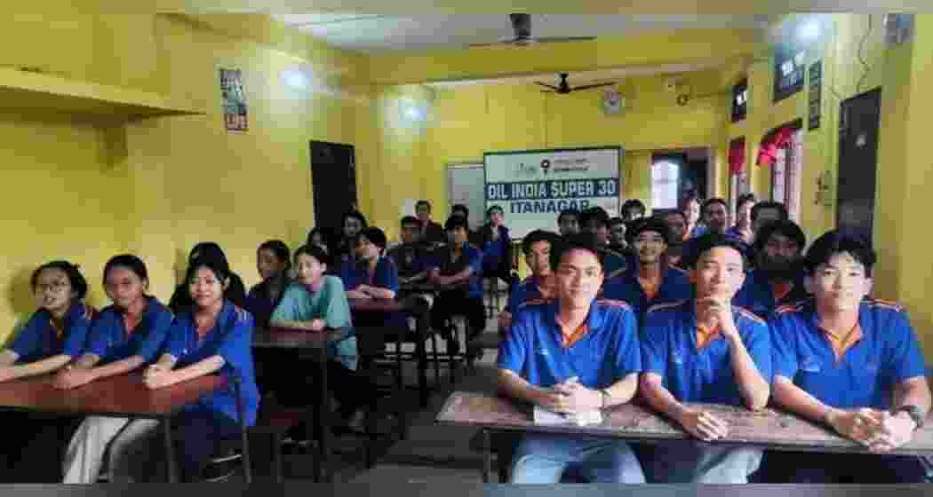 Students of Oil India Super 30 initiative in Itanagar, Arunachal Pradesh.