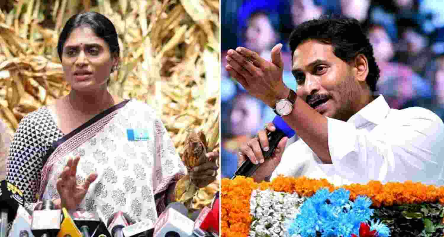 Jagan accuses Sharmila of 'illegally' transferring shares
