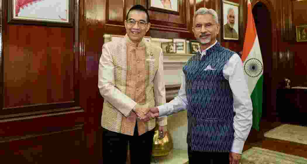 External Affairs Minister S. Jaishankar met with his Thai counterpart, Maris Sangiampongsa, in New Delhi on Saturday. 