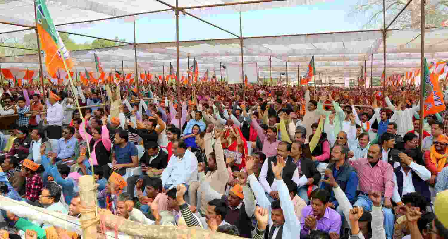 BJP rally in Jammu and Kashmir. Image via BJP.org