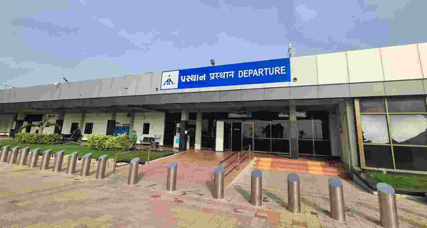 Image of a terminal at the Jamnagar airport