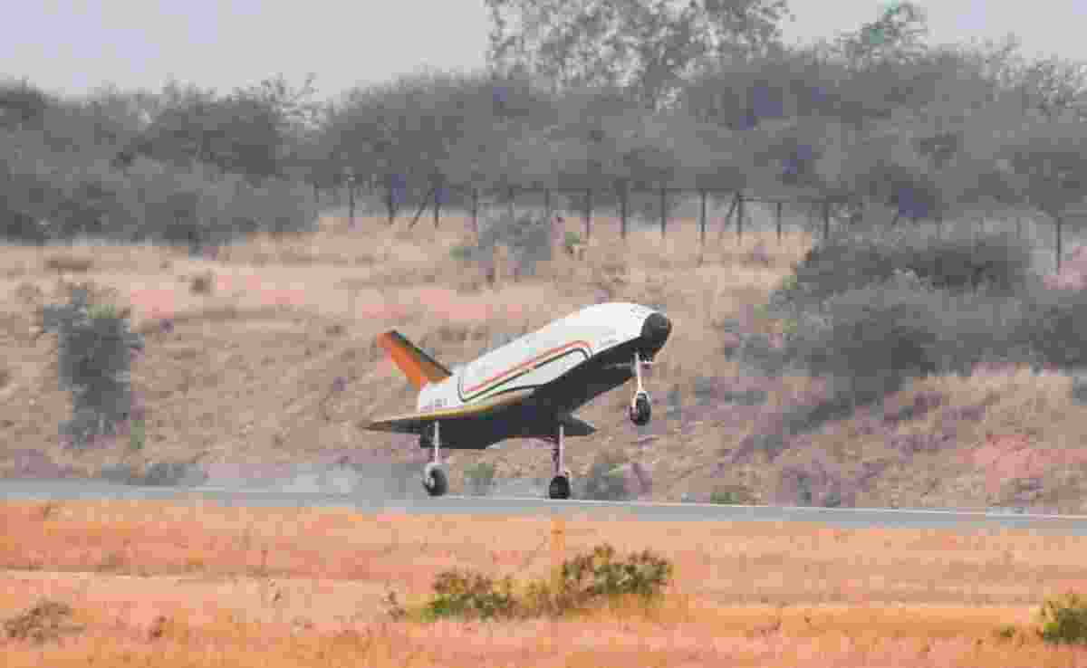 In India's ambition to enter the reusable rocket sector, Pushpak, an SUV-sized winged rocket, touched down gracefully on a runway in Karnataka this morning.