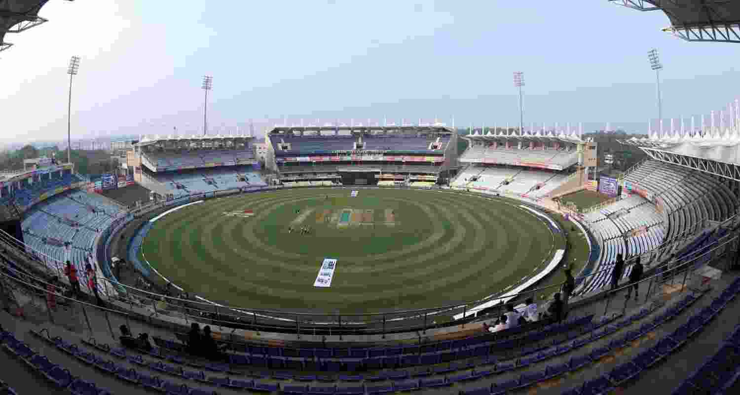 The JSCA stadium in Ranchi, capital city of Jharkhand