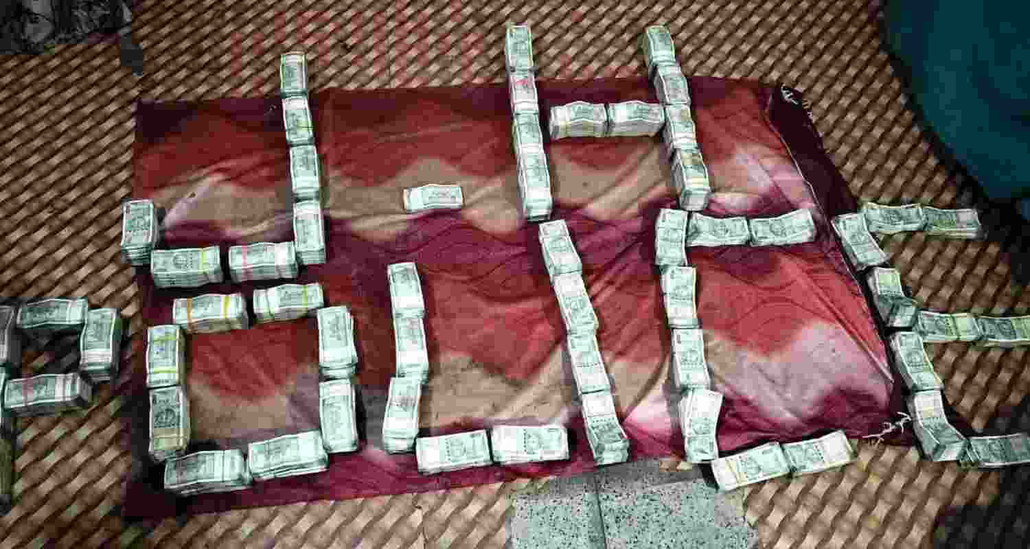 The money seized by the Jharkhand police