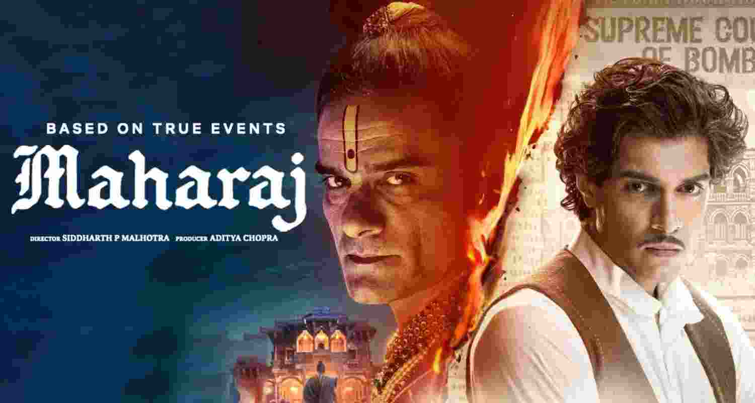 The poster for Netflix's Maharaj.