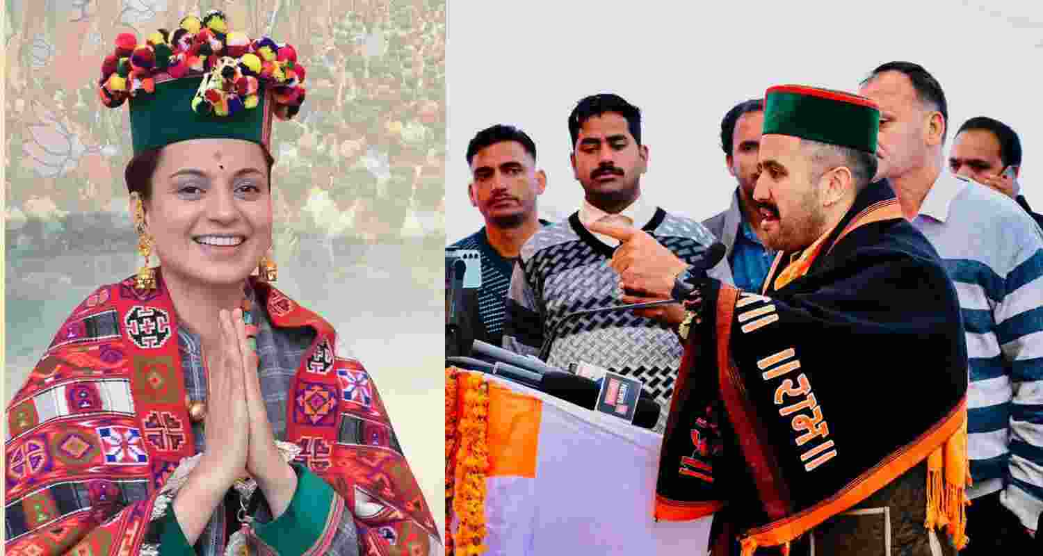 BJP nominee, Bollywood actress Kangana Ranaut is trying to strike a local chord and impress voters by posing for pictures in traditional attires in different areas in the Mandi Parliamentary constituency, her opponent Congress candidate, Vikramaditya Singh talks about pure politics.