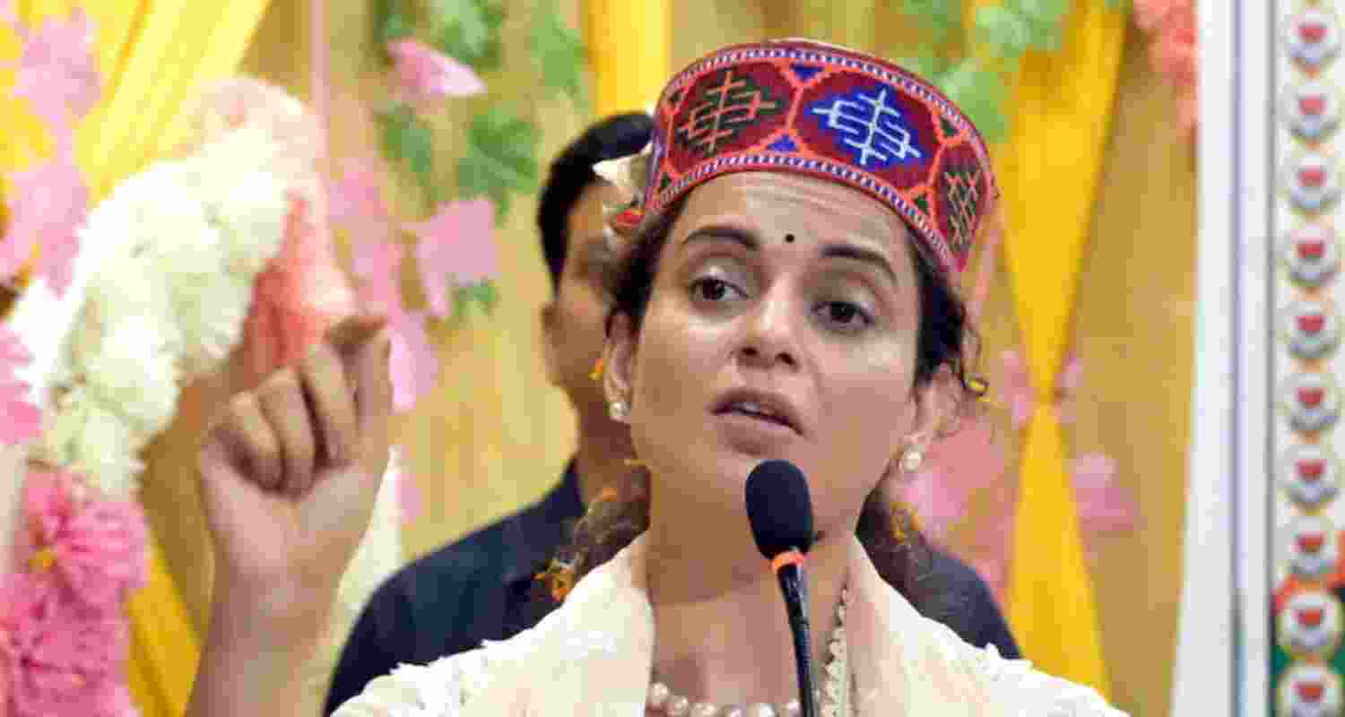 Mandi MP Kangana Ranaut. File Photo.