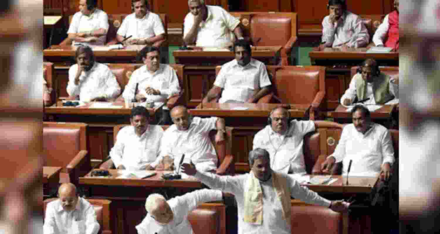 Amid din, Six bills passed in Karnataka Assembly without discussion
