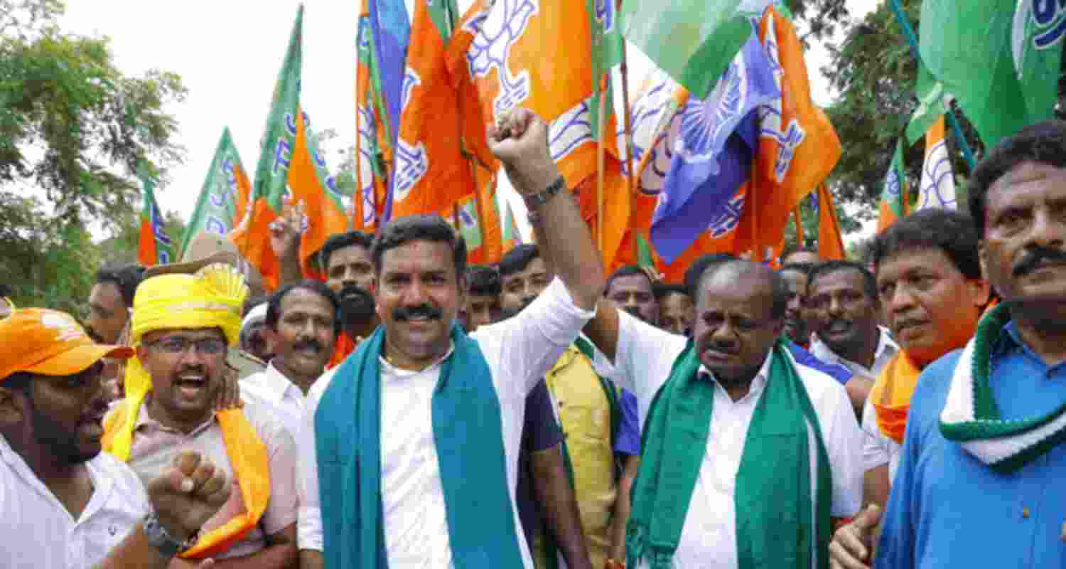 Oppn's march seeking Siddaramaiah’s resignation continues on day 5 